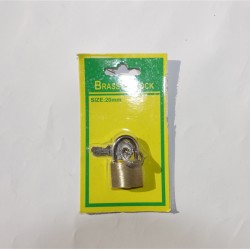 Brass padlock 20mm